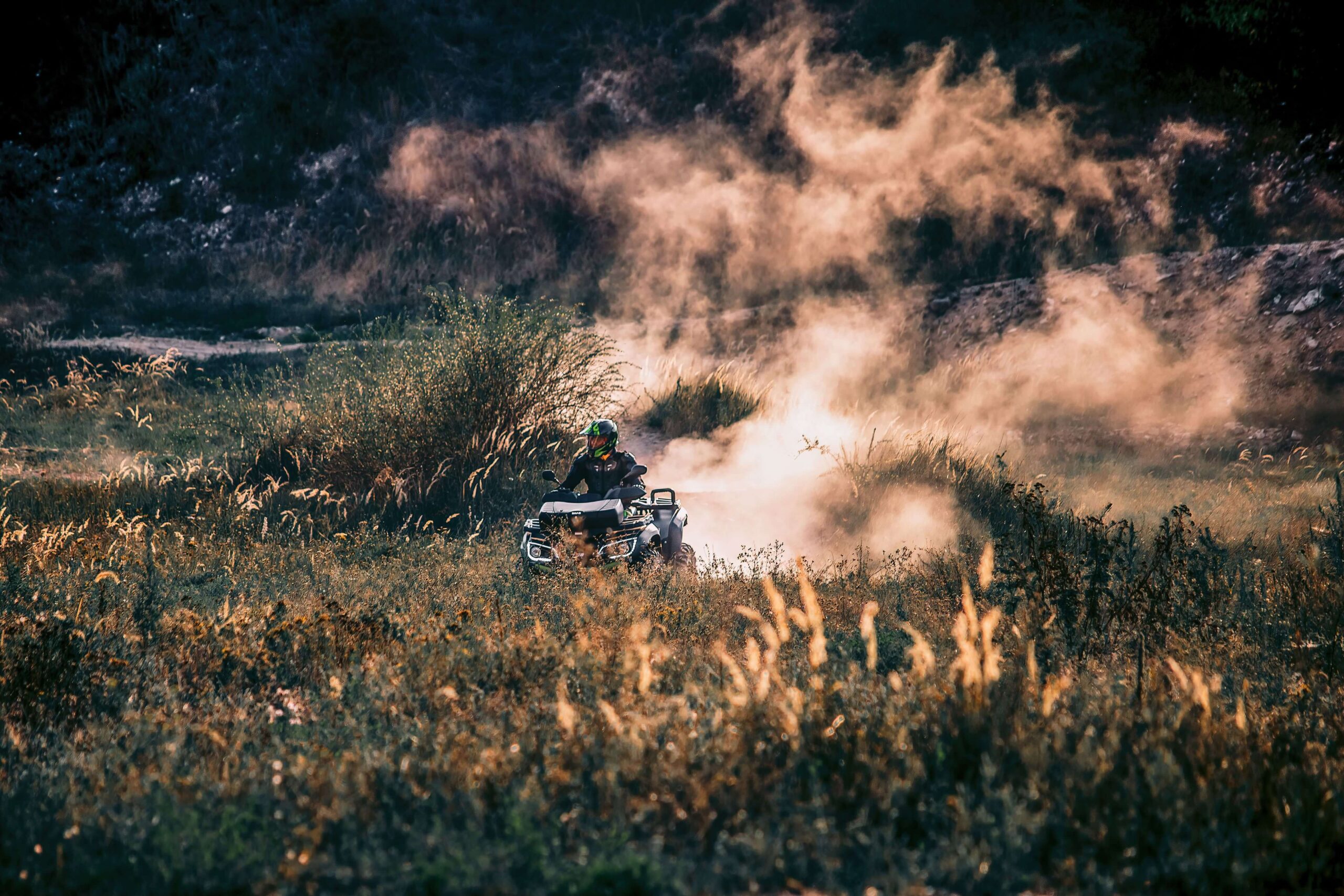 Off-road quad bike adventure near Krakow