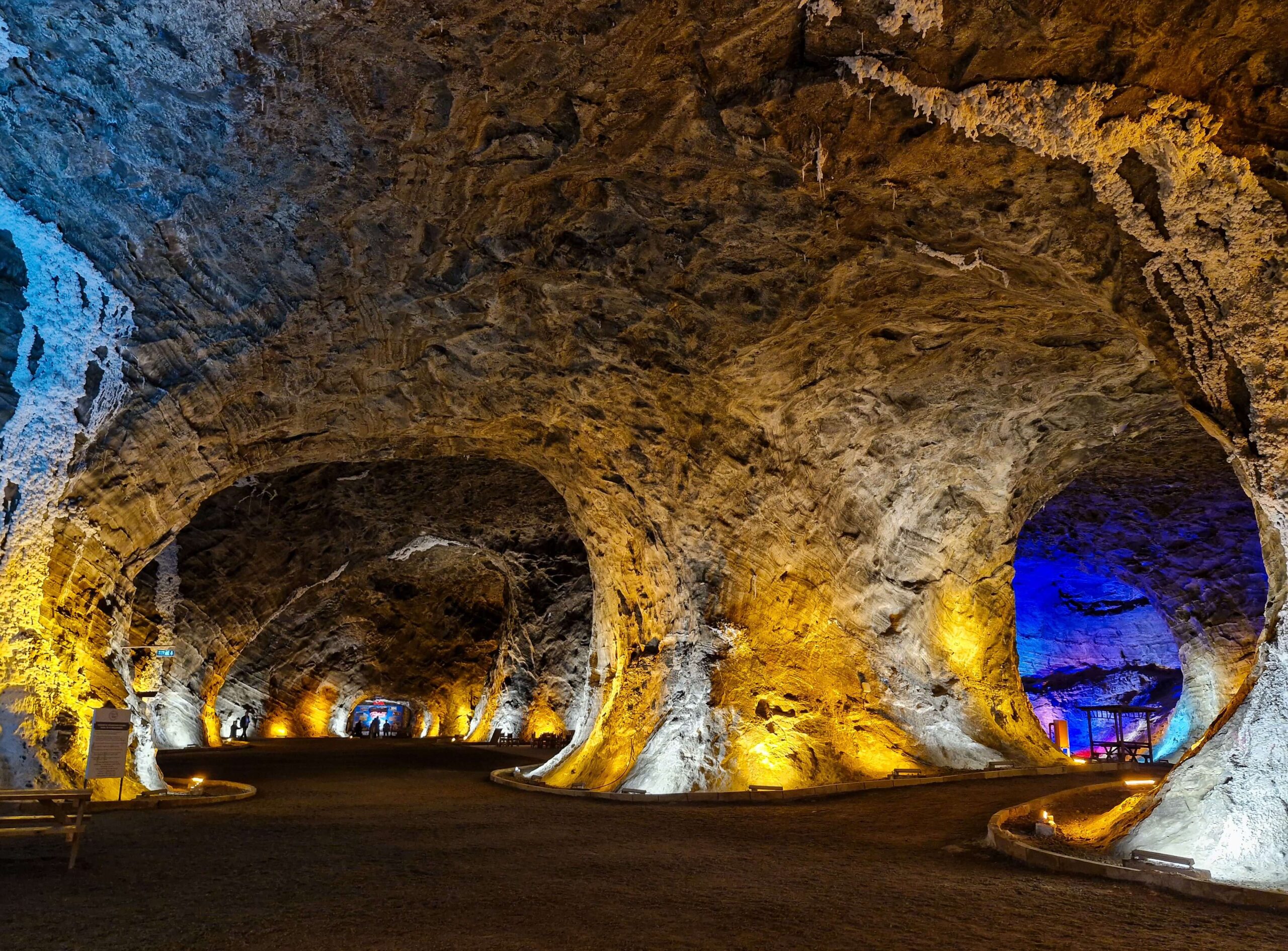Underground salt chambers on a Wieliczka Salt Mine tour