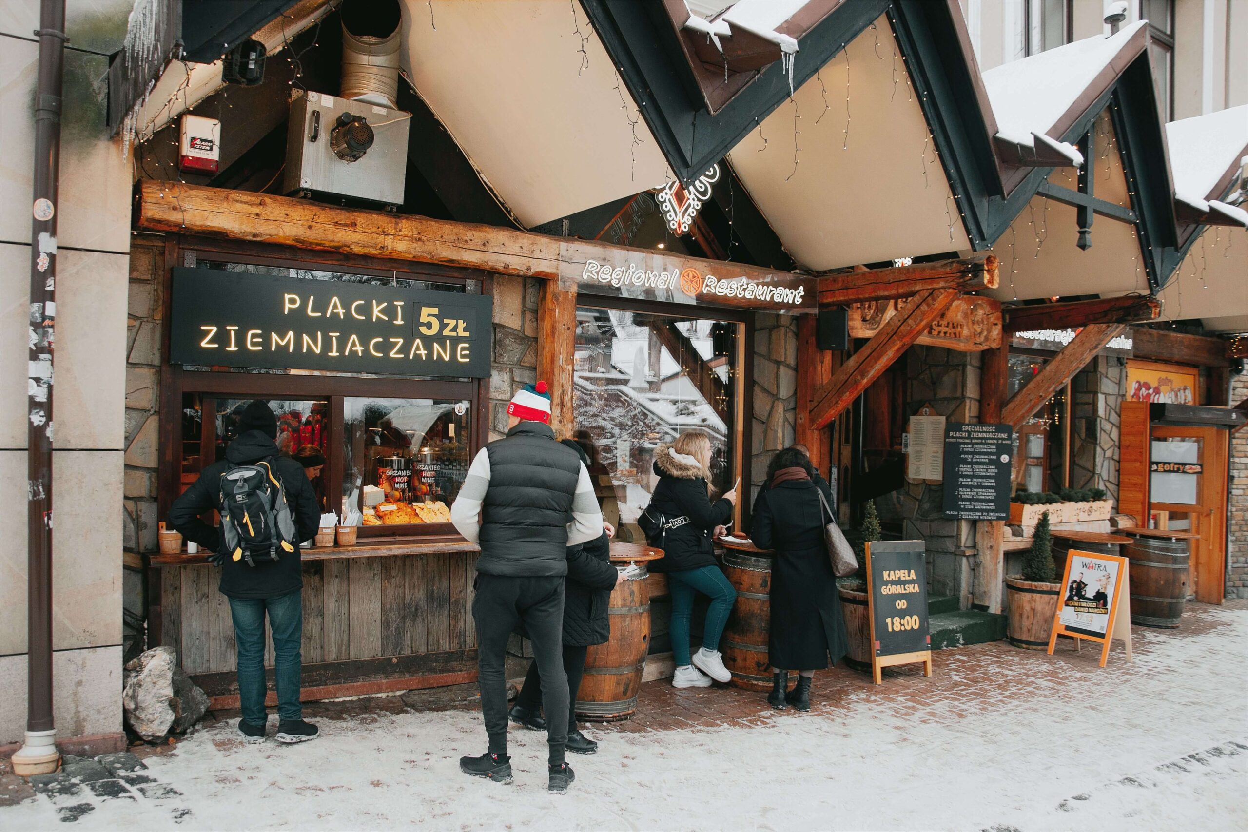 Krupowki street in Zakopane, Poland's mountain capital
